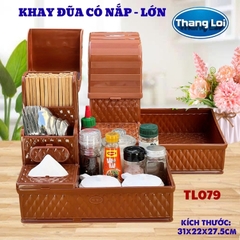 KHAY ĐŨA CÓ NẮP SIZE LỚN TL079