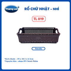 RỔ CHỮ NHẬT NHÍ