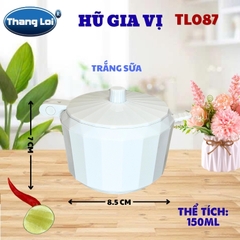 Hũ Đựng Gia Vị Có Muỗng 150ml Thắng Lợi TL-087 Nhựa PC Cao Cấp, Có Nắp Đậy - TL087