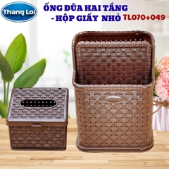 COMBO ỐNG ĐŨA 2 TẦNG + HỘP GIẤY NHỎ