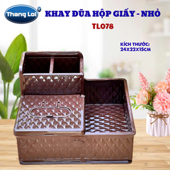 Khay Đựng Đũa Muỗng Nhà Hàng Quán Ăn Kèm Hộp Giấy Và Khay Đựng Gia Vị Size Lớn TL078