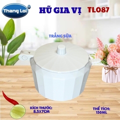 Hũ Đựng Gia Vị Có Muỗng 150ml Thắng Lợi TL-087 Nhựa PC Cao Cấp, Có Nắp Đậy - TL087
