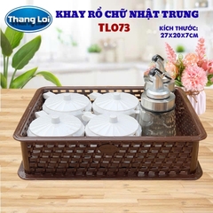 KHAY RỔ CHỮ NHẬT - TRUNG  TL073