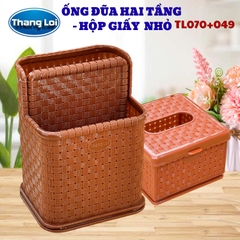 COMBO ỐNG ĐŨA 2 TẦNG + HỘP GIẤY NHỎ
