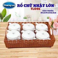 RỔ CHỮ NHẬT - SIZE LỚN