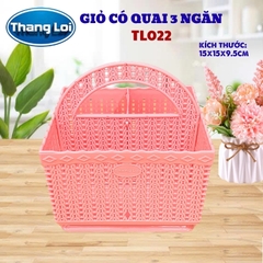 RỔ VUÔNG 3 NGĂN