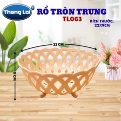 RỔ TRÒN ĐAN LƯỚI TRUNG TL063