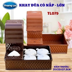 KHAY ĐŨA CÓ NẮP SIZE LỚN TL079