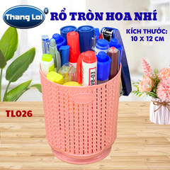 RỔ TRÒN HOA NHÍ TL026