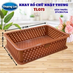 KHAY RỔ CHỮ NHẬT - TRUNG  TL073