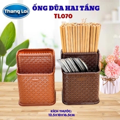 Ống đũa 2 tầng cho nhà hàng, quán ăn TL070