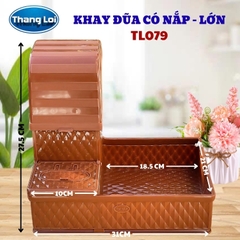 KHAY ĐŨA CÓ NẮP SIZE LỚN TL079