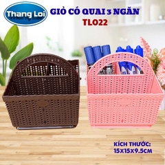 RỔ VUÔNG 3 NGĂN