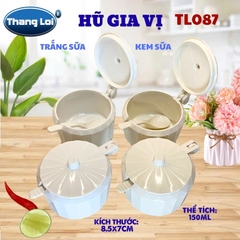 Hũ Đựng Gia Vị Có Muỗng 150ml Thắng Lợi TL-087 Nhựa PC Cao Cấp, Có Nắp Đậy - TL087
