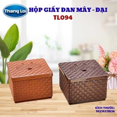 Hộp Đựng Khăn Giấy Vuông Nhựa PP Chính Phẩm Thắng Lợi – Size Đại 14x14x10cm- TL094
