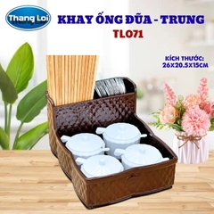 Khay Đựng Đũa Muỗng Nhà Hàng Quán Ăn Kèm Khay Gia Vị Size Trung TL071