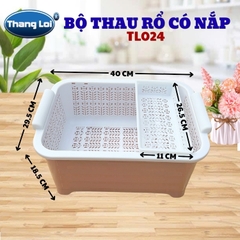 BỘ THAU RỔ ÚP CHÉN