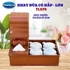 KHAY ĐŨA CÓ NẮP SIZE LỚN TL079