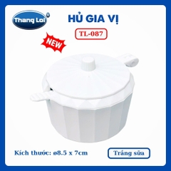 Hũ Đựng Gia Vị Có Muỗng 150ml Thắng Lợi TL-087 Nhựa PC Cao Cấp, Có Nắp Đậy - TL087