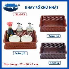 KHAY RỔ CHỮ NHẬT - TRUNG  TL073