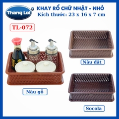 KHAY RỔ CHỮ NHẬT - NHỎ TL072