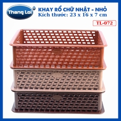 KHAY RỔ CHỮ NHẬT - NHỎ TL072
