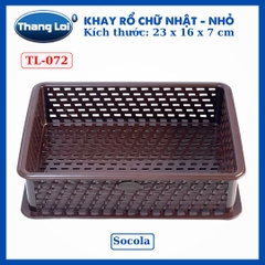 KHAY RỔ CHỮ NHẬT - NHỎ TL072