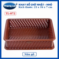 KHAY RỔ CHỮ NHẬT - NHỎ TL072
