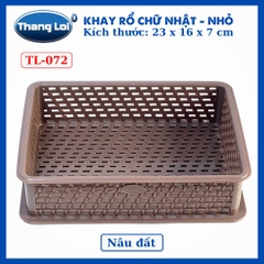 KHAY RỔ CHỮ NHẬT - NHỎ TL072