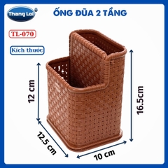Ống đũa 2 tầng cho nhà hàng, quán ăn TL070