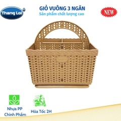 RỔ VUÔNG 3 NGĂN