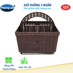 RỔ VUÔNG 3 NGĂN