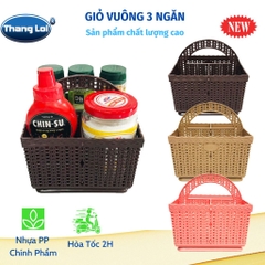 RỔ VUÔNG 3 NGĂN