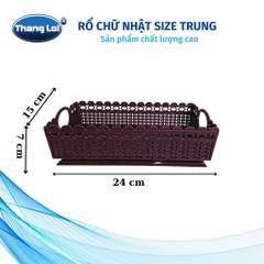 RỔ CHỮ NHẬT TRUNG TL045
