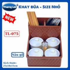 Khay Đựng Đũa Muỗng Nhà Hàng Quán Ăn Kèm Khay Gia Vị Size Nhỏ TL075