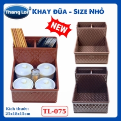 Khay Đựng Đũa Muỗng Nhà Hàng Quán Ăn Kèm Khay Gia Vị Size Nhỏ TL075