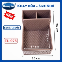 Khay Đựng Đũa Muỗng Nhà Hàng Quán Ăn Kèm Khay Gia Vị Size Nhỏ TL075
