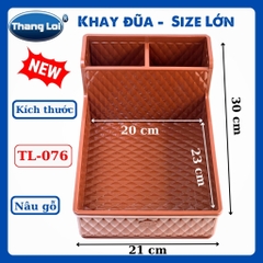 Khay Đựng Đũa Muỗng Nhà Hàng Quán Ăn Kèm Khay Gia Vị Size Lớn TL076