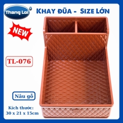 Khay Đựng Đũa Muỗng Nhà Hàng Quán Ăn Kèm Khay Gia Vị Size Lớn TL076