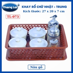 KHAY RỔ CHỮ NHẬT - TRUNG  TL073