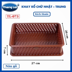 KHAY RỔ CHỮ NHẬT - TRUNG  TL073