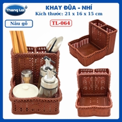 Khay Đựng Đũa Muỗng Nhà Hàng Quán Ăn Kèm Khay Gia Vị Size Nhỏ TL064