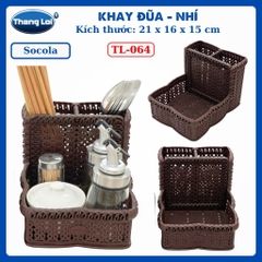 Khay Đựng Đũa Muỗng Nhà Hàng Quán Ăn Kèm Khay Gia Vị Size Nhỏ TL064
