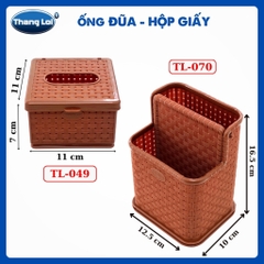 COMBO ỐNG ĐŨA 2 TẦNG + HỘP GIẤY NHỎ