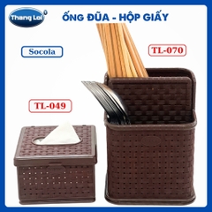 COMBO ỐNG ĐŨA 2 TẦNG + HỘP GIẤY NHỎ