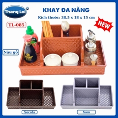Khay đa năng nhựa thắng lợi đựng đũa muỗng, văn phòng phẩm, đồ nails TL085