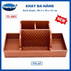Khay đa năng nhựa thắng lợi đựng đũa muỗng, văn phòng phẩm, đồ nails TL085