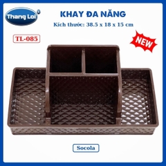 Khay đa năng nhựa thắng lợi đựng đũa muỗng, văn phòng phẩm, đồ nails TL085