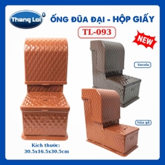 Ống Đũa Đại Kèm Hộp Giấy Ăn Thắng Lợi TL-093 Nhựa Cao Cấp, Hộp Đựng Đũa Có Nắp Để Bàn Ăn