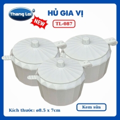 Hũ Đựng Gia Vị Có Muỗng 150ml Thắng Lợi TL-087 Nhựa PC Cao Cấp, Có Nắp Đậy - TL087